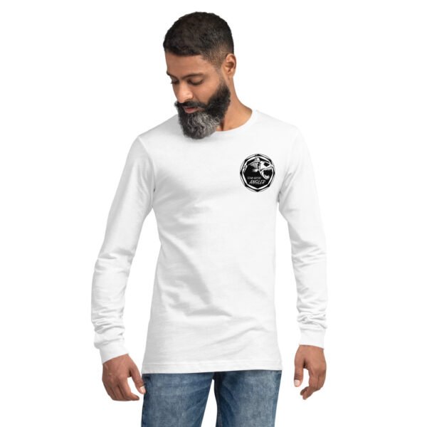 Chandail Unisexe à Manches Longues avec Logo Noir avant – Image 12