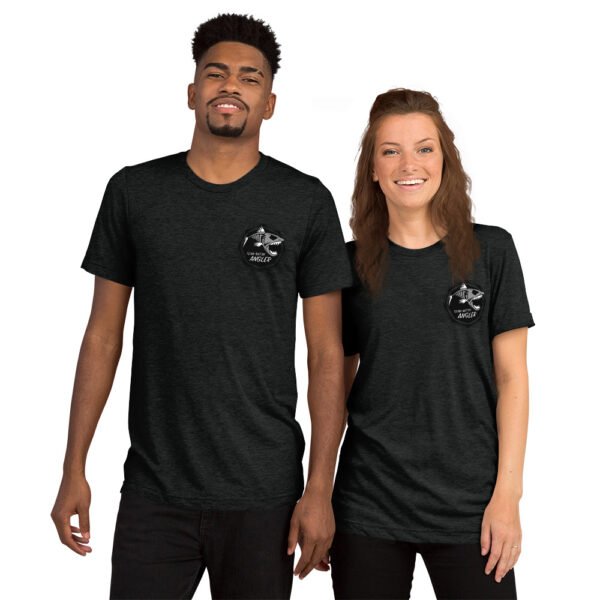 T-shirt à Manches Courtes avec Logo Gris avant et arrière – Image 3