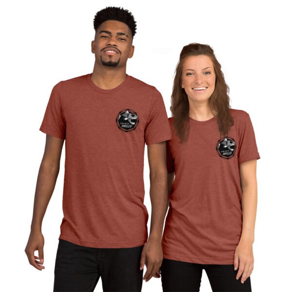 T-shirt à Manches Courtes avec Logo Gris avant et arrière – Image 11
