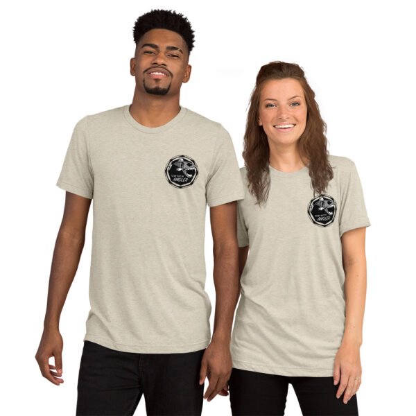 T-shirt à Manches Courtes avec Logo Gris avant et arrière – Image 15