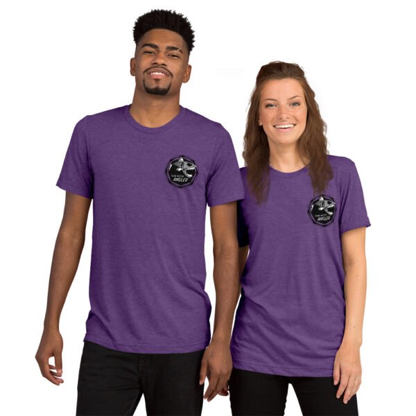 T-shirt à Manches Courtes avec Logo Gris avant et arrière – Image 7