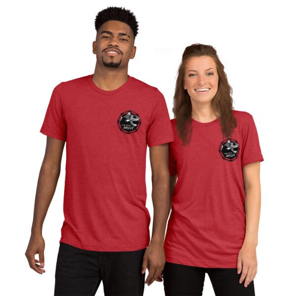 T-shirt à Manches Courtes avec Logo Gris avant et arrière – Image 8