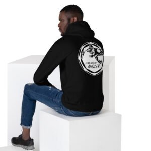 Sweat à Capuche Unisexe avec logo blanc avant et arrière