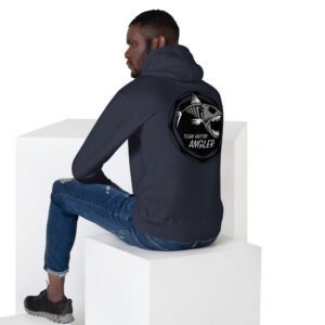 Sweat à Capuche Unisexe avec logo gris avant et arrière