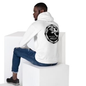 Sweat à Capuche Unisexe avec logo noir avant et arrière