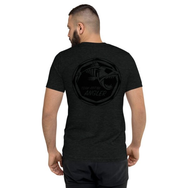 T-shirt à Manches Courtes avec logo Noir avant et arrière – Image 3
