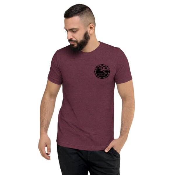 T-shirt à Manches Courtes avec logo Noir avant et arrière – Image 7